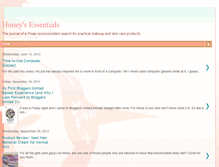 Tablet Screenshot of honeysessentials.blogspot.com