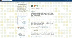 Desktop Screenshot of earnyour-money.blogspot.com