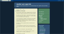 Desktop Screenshot of lopez-jennifer.blogspot.com