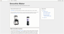 Desktop Screenshot of bestsmoothiemaker.blogspot.com