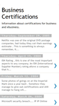 Mobile Screenshot of certificationinfo.blogspot.com