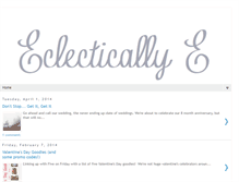 Tablet Screenshot of eclecticallye.blogspot.com