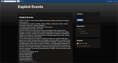 Desktop Screenshot of explicitevents.blogspot.com