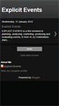 Mobile Screenshot of explicitevents.blogspot.com