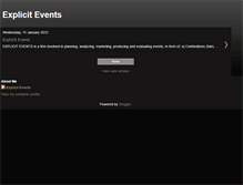 Tablet Screenshot of explicitevents.blogspot.com