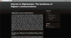 Desktop Screenshot of afghanistaninternet.blogspot.com