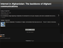 Tablet Screenshot of afghanistaninternet.blogspot.com