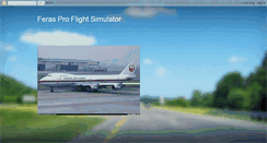 Desktop Screenshot of ferasproflightsimulation.blogspot.com