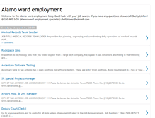 Tablet Screenshot of alamowardemployment.blogspot.com