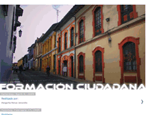 Tablet Screenshot of ciudadanaformacion.blogspot.com