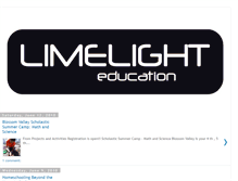 Tablet Screenshot of limelighteducation.blogspot.com