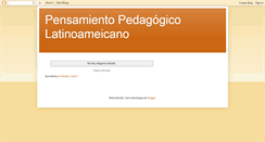 Desktop Screenshot of catedradepedagogia.blogspot.com