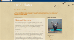 Desktop Screenshot of heidpilates.blogspot.com