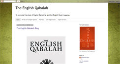 Desktop Screenshot of englishqabalah.blogspot.com