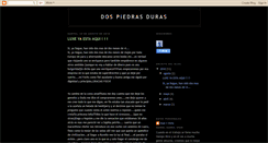 Desktop Screenshot of dospiedrasduras.blogspot.com