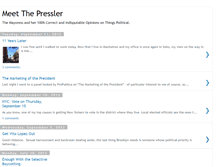 Tablet Screenshot of meetthepressler.blogspot.com
