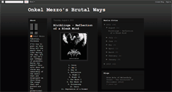 Desktop Screenshot of mezzosbrutality.blogspot.com