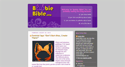 Desktop Screenshot of boobiebible.blogspot.com