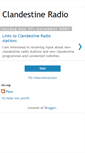 Mobile Screenshot of clandestineradio.blogspot.com