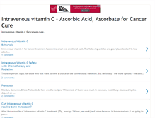 Tablet Screenshot of intravenousvitaminc.blogspot.com