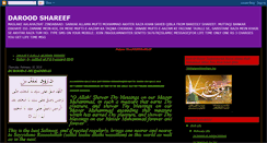 Desktop Screenshot of daroodshareef.blogspot.com