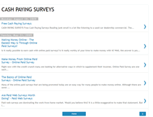 Tablet Screenshot of highest-paying-survey-sites.blogspot.com
