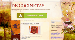 Desktop Screenshot of decocinetas.blogspot.com
