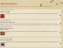 Tablet Screenshot of decocinetas.blogspot.com