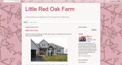 Desktop Screenshot of littleredoakfarm.blogspot.com