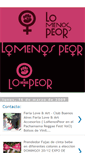 Mobile Screenshot of lomenospeor.blogspot.com