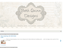 Tablet Screenshot of bethquinndesigns.blogspot.com