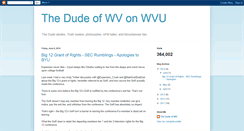 Desktop Screenshot of dudeofwv.blogspot.com