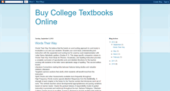 Desktop Screenshot of buy-college-textbooks-online.blogspot.com