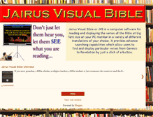 Tablet Screenshot of jairusvisualbible.blogspot.com