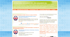 Desktop Screenshot of newonlinescholarships.blogspot.com