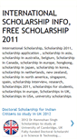 Mobile Screenshot of newonlinescholarships.blogspot.com