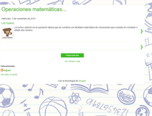 Tablet Screenshot of matematicassumas.blogspot.com