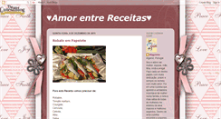 Desktop Screenshot of amorentrereceitas.blogspot.com