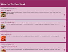 Tablet Screenshot of amorentrereceitas.blogspot.com
