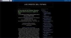 Desktop Screenshot of losprofesdelfutbol.blogspot.com