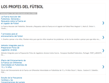 Tablet Screenshot of losprofesdelfutbol.blogspot.com