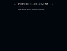 Tablet Screenshot of intriguingphenomena.blogspot.com