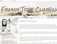 Tablet Screenshot of familytreeclimbing.blogspot.com