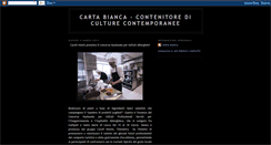 Desktop Screenshot of cartabiancaradio.blogspot.com