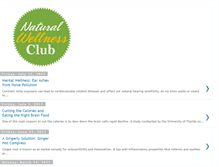 Tablet Screenshot of naturalwellnessclub.blogspot.com