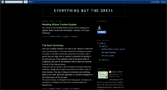 Desktop Screenshot of itseverythingbutthedress.blogspot.com