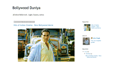 Desktop Screenshot of bollywoodduniya.blogspot.com