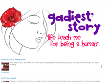 Tablet Screenshot of gadieststory.blogspot.com