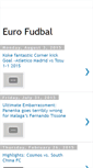 Mobile Screenshot of eurofudbal.blogspot.com