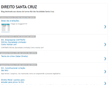 Tablet Screenshot of direitosantacruz.blogspot.com